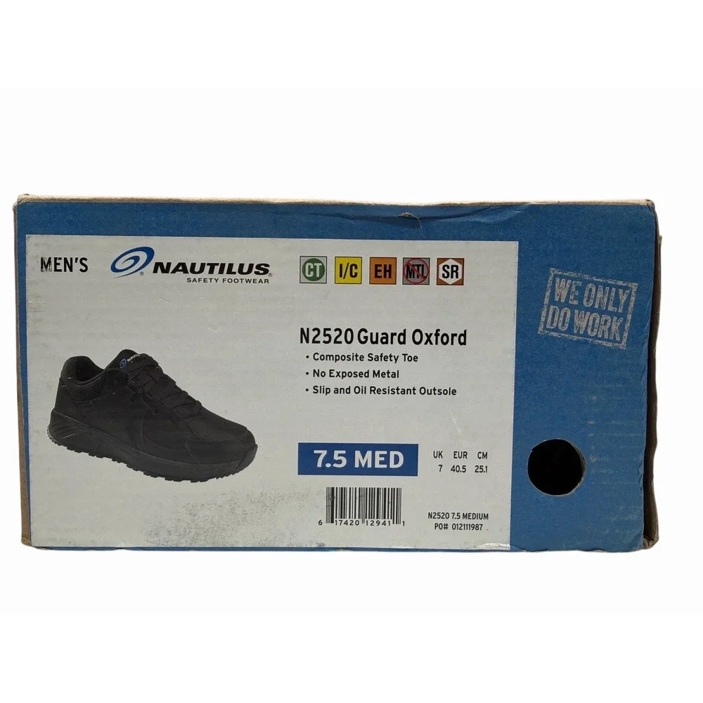 Nautilus N2520 - Men's‎ - Guard EH Composite Toe - Black Size 7.5